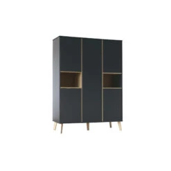 Armoire 5 Portes PERICLES Style Black