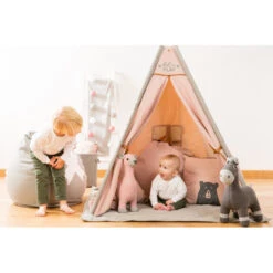 Biche En Tricot Small PÉRICLÈS Rose -Chaude Bébé Produits biche en tricot small pericles rose 10