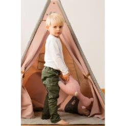 Biche En Tricot Small PÉRICLÈS Rose -Chaude Bébé Produits biche en tricot small pericles rose 3