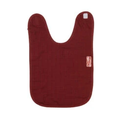 Bavoir à Velcro Large PERICLES Blush Checker