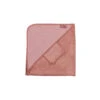 Sortie De Bain + Gant PERICLES Blush Square -Chaude Bébé Produits bl sortie de bain gant 2