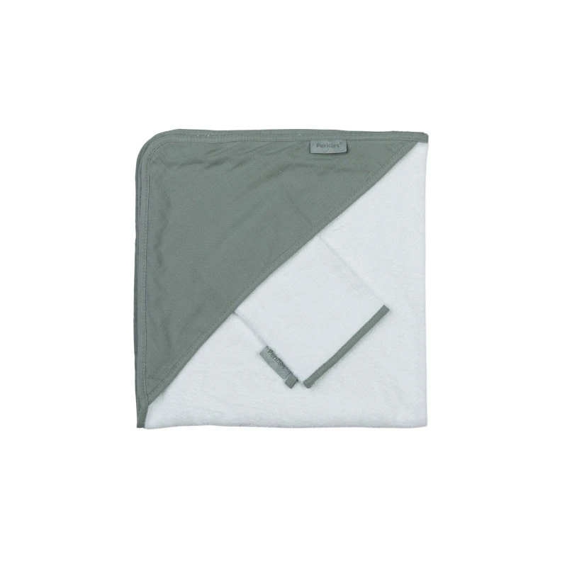 Sortie De Bain + Gant PERICLES Moss Checker 3 Sortie De Bain + Gant PERICLES Moss Checker