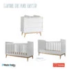 Chambre Duo Avec Lit 60x120 Transformable PERICLES Pure Blanc -Chaude Bébé Produits chambre duo avec lit 60x120 transformable pericles pure blanc