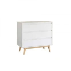Chambre Duo Avec Lit 70x140 Transformable PERICLES Pure Blanc -Chaude Bébé Produits chambre duo avec lit 70x140 transformable pericles pure blanc 3