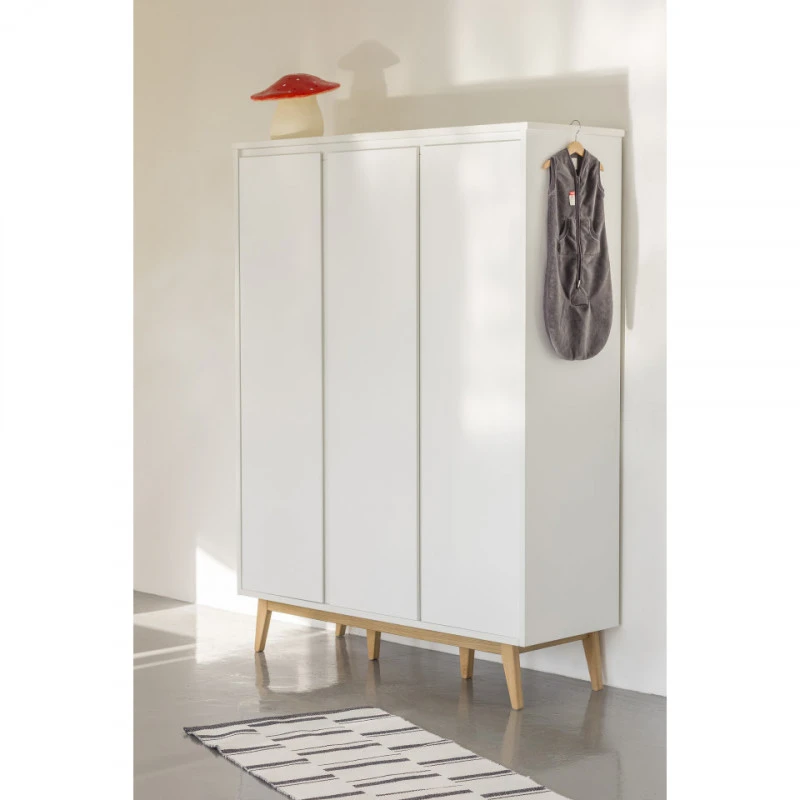 Chambre Trio Avec Lit 70x140 Transformable PERICLES Pure Blanc 10 Chambre Trio Avec Lit 70x140 Transformable PERICLES Pure Blanc – Image 8