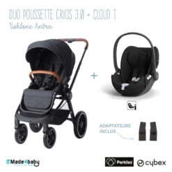 Duo Poussette Crios 3.0 PERICLES Fishbone Antra + Cloud T I-Size CYBEX
