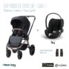 Duo Poussette Crios 3.0 PERICLES Rose Gold/Fishbone + Cloud T I-Size CYBEX -Chaude Bébé Produits duo poussette crios 30 pericles rose goldfishbone cloud t i size cybex