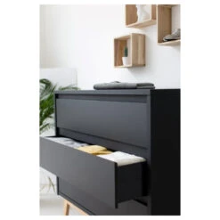 Chambre Duo Avec Lit 60x120 PERICLES Pure Noir -Chaude Bébé Produits duo pur black 60 4