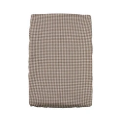 Housse De Matelas à Langer Pied De Poule PERICLES Coffee