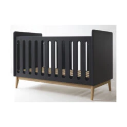 Lit Bébé 70x140 PERICLES Pure Noir