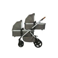 Poussette Double 2Go Avec 2 Assises PERICLES Tweed -Chaude Bébé Produits poussette double 2go avec 2 assises pericles tweed 4