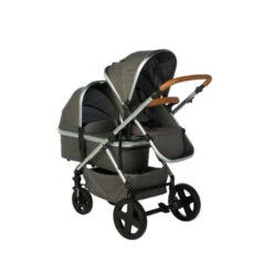 Poussette Double 2Go Avec 2 Assises PERICLES Tweed -Chaude Bébé Produits poussette double 2go avec 2 assises pericles tweed 5