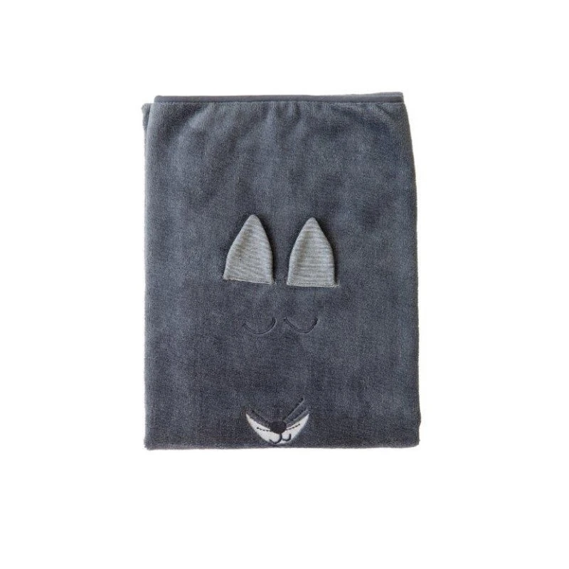 Couverture De Berceau 100x75 PERICLES Renard Gris 3 Couverture De Berceau 100x75 PERICLES Renard Gris