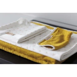 Sortie De Bain + Gant PERICLES Gold Allover -Chaude Bébé Produits sortie de bain gant pericles gold allover 2