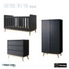 Chambre Trio Avec Lit 70x140 PERICLES Pure Noir 2 Chambre Trio Avec Lit 70x140 PERICLES Pure Noir -Chaude Bébé Produits trio pur black 70